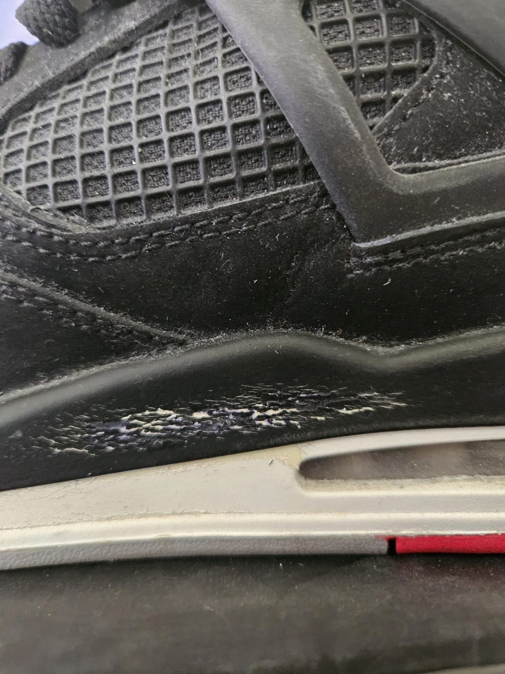 Jordan Air Jordan 4 Retro Bred Black Cement Grey Fire Red 2012 308497-089 - 7.5M